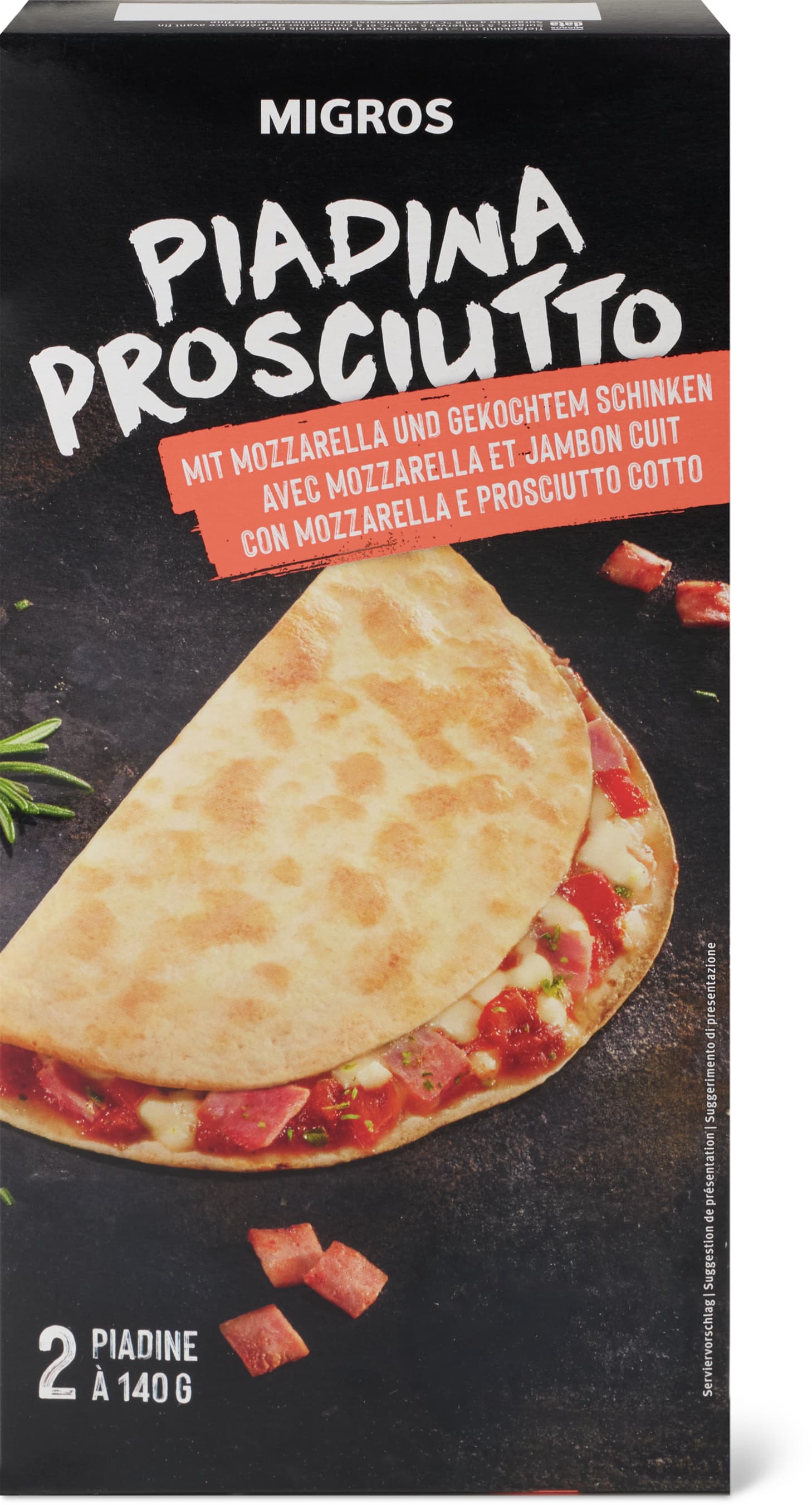Migros Piadina Prosciutto 2x140g